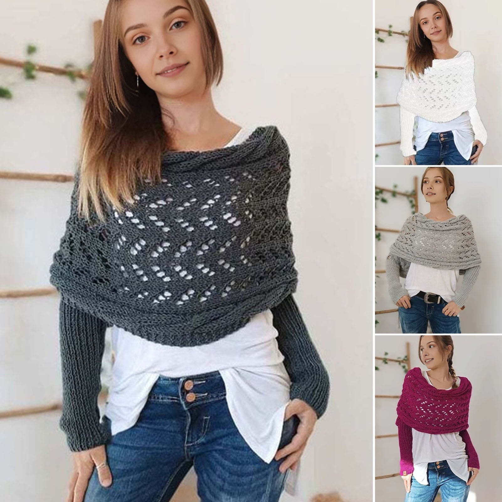 Châle tissé WarmWrap™ de Danoir Paris, élégant et chaud, présenté en image avec ses motifs sophistiqués et textures douces.