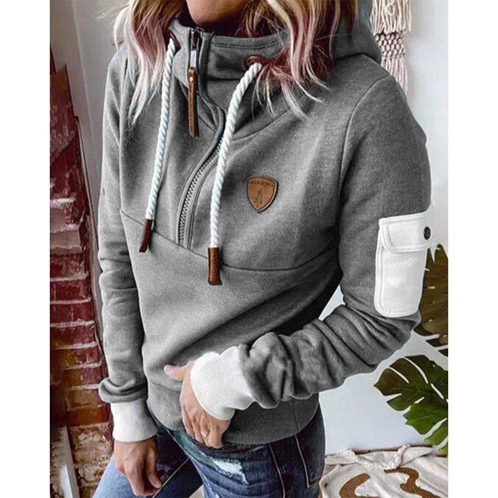 Pull Danoir Paris Chantal en polyester doux, style décontracté, idéal pour le printemps, couleur effen, look moderne.