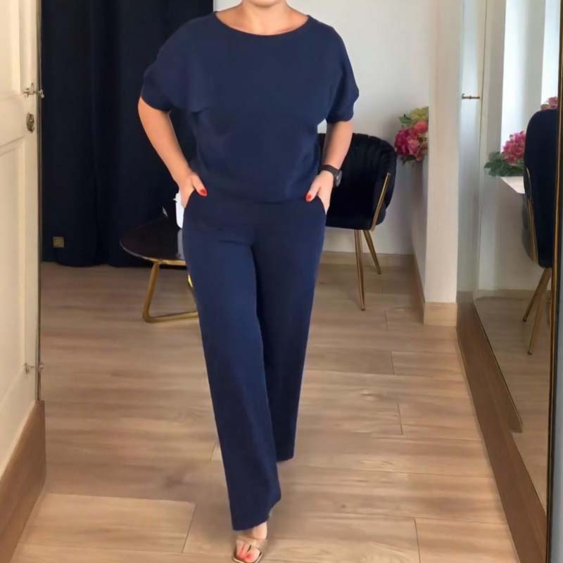 Ensemble élégant et confortable Brumello de Danoir Paris, vêtement pour femme avec coupe chic et tissu doux.