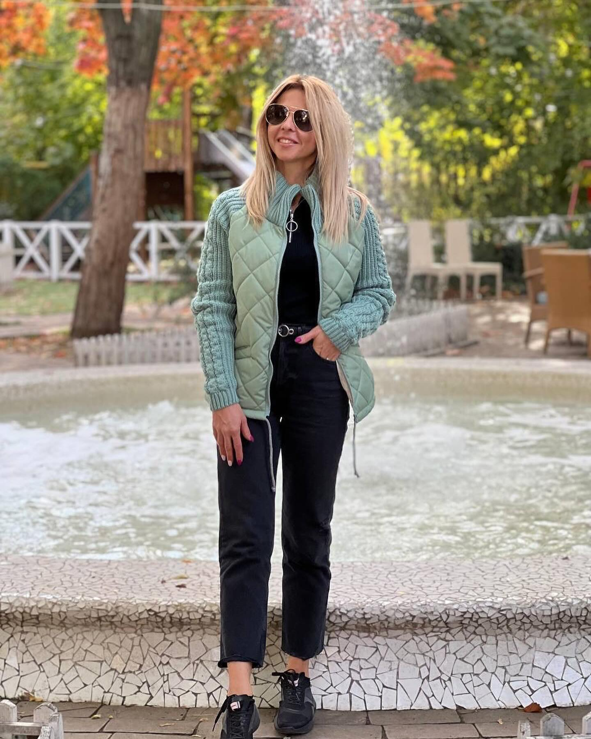 Veste matelassée grise élégante Nora de la marque Danoir Paris, style sophistiqué et confort moderne.