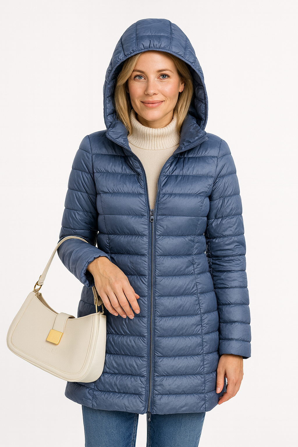 Veste ultra légère Aurora de Danoir Paris, élégante et fine, en tissu léger, parfaite pour la saison printanière.