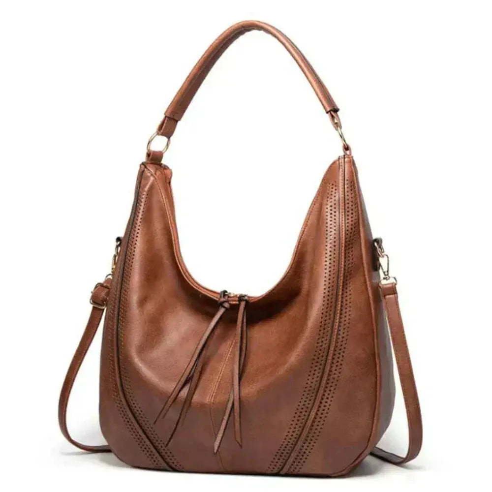 Sac vintage intemporel Danoir Paris Anya, sac à main polyvalent en cuir avec détails élégants et design classique.