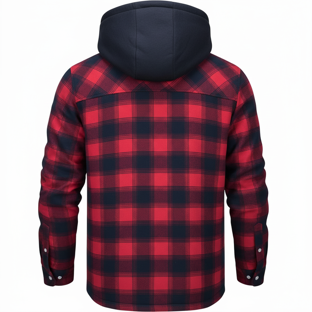 Manteau chaud pour homme en mélange de laine premium Danoir Paris, coupe élégante et texture douce visible sur l'image.
