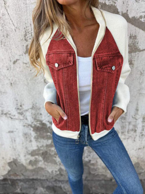 Veste quotidienne Danoir Paris Isa, coupe flatteuse, coupe-vent, en tissu doux, portée décontractée pour un look confiant.