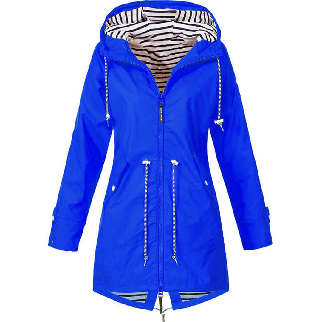 Imperméable élégant Danoir Paris Jaune Glayda, confortable et stylé, parfait pour la pluie et les journées humides.