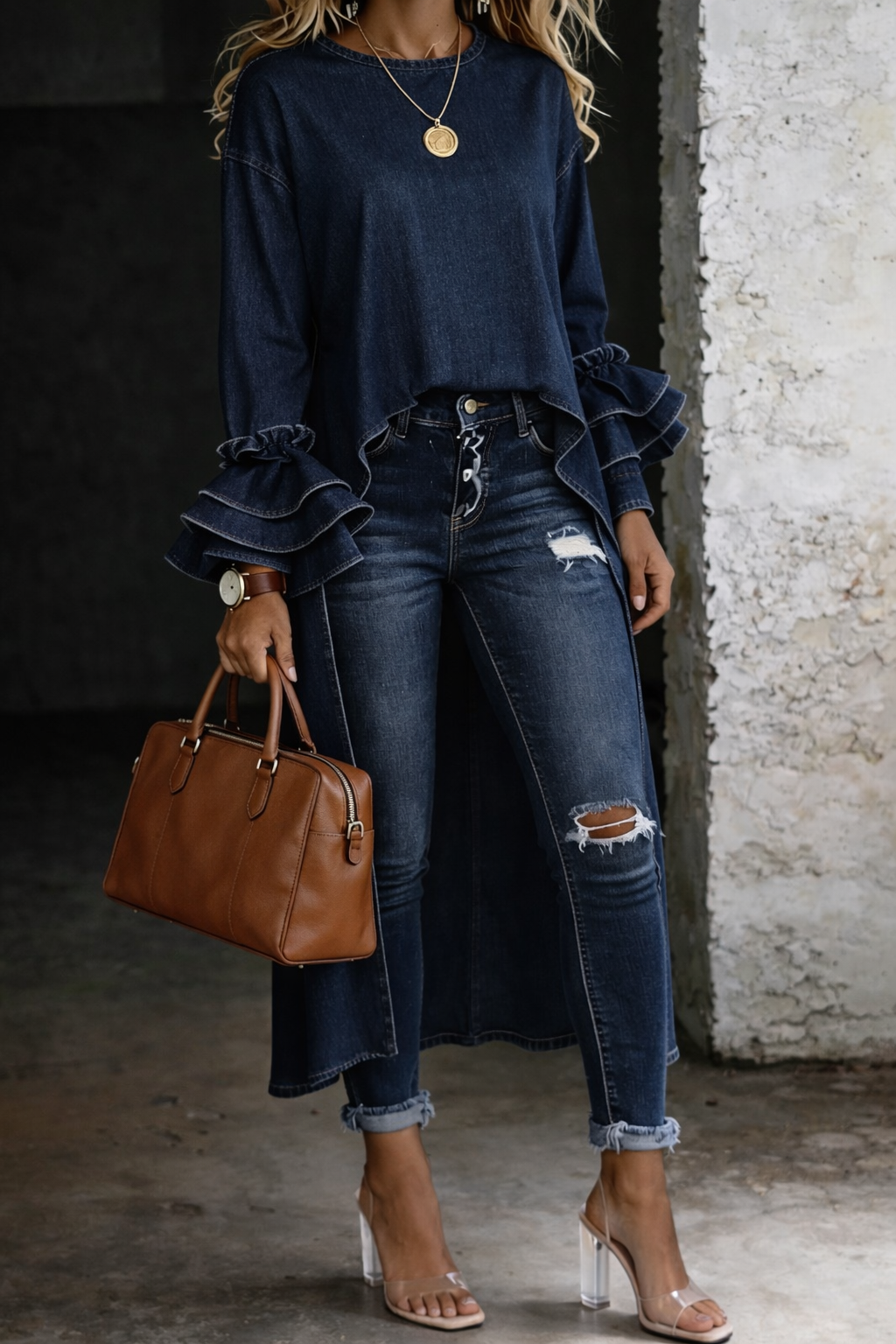 Chemise décontractée Ashley de Danoir Paris, tissu léger et style casual, portée pour un look simple et élégant.