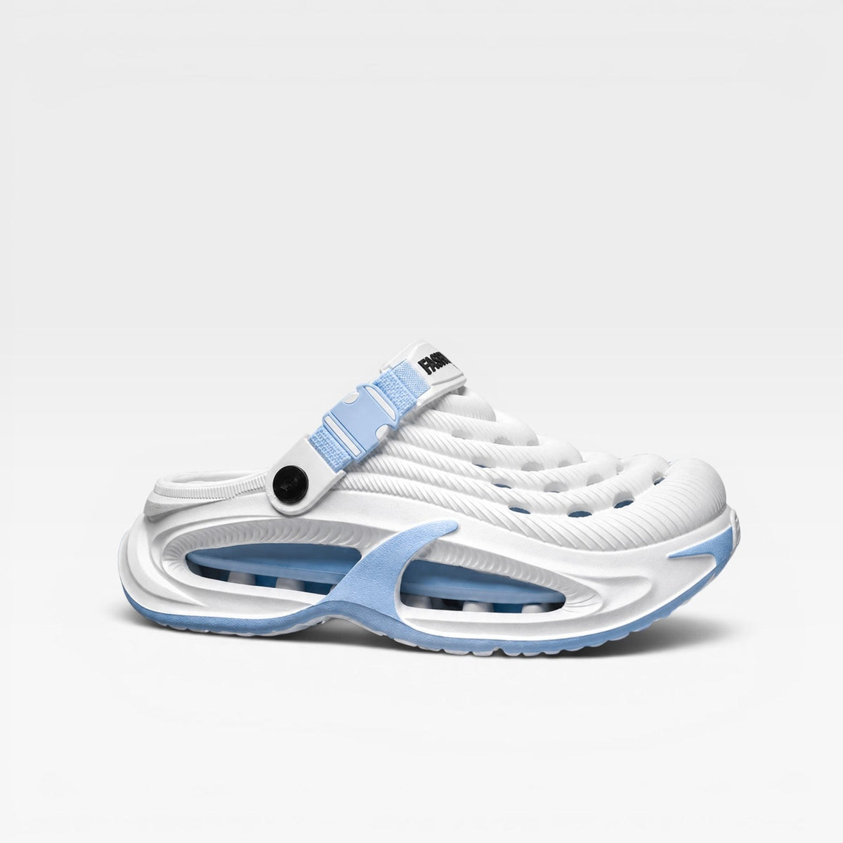 Sabots rembourrés pour hommes de Danoir Paris, sandales de sport ventilées, enfilables, couleur blanche, taille 36.