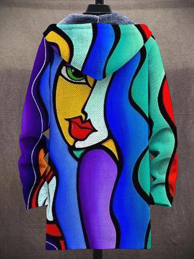 Veste de luxe Allira inspirée par l'art, conçue par Danoir Paris, avec détails élégants et tissu sophistiqué.