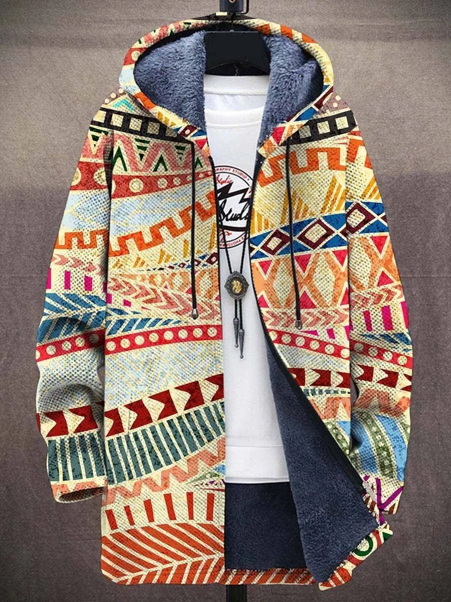 Gilet de luxe Mirrin inspiré par l'art, Danoir Paris, en tissu élégant avec détails artistiques visibles.