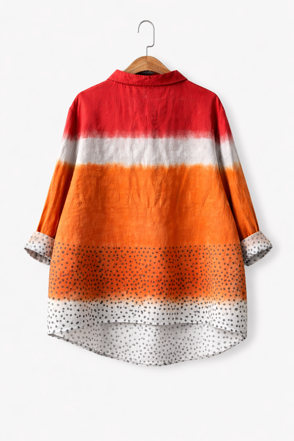 Blouse d'été en lin Linda de Danoir Paris, manches courtes avec rayures et coupe élégante, idéale pour un look léger et chic.