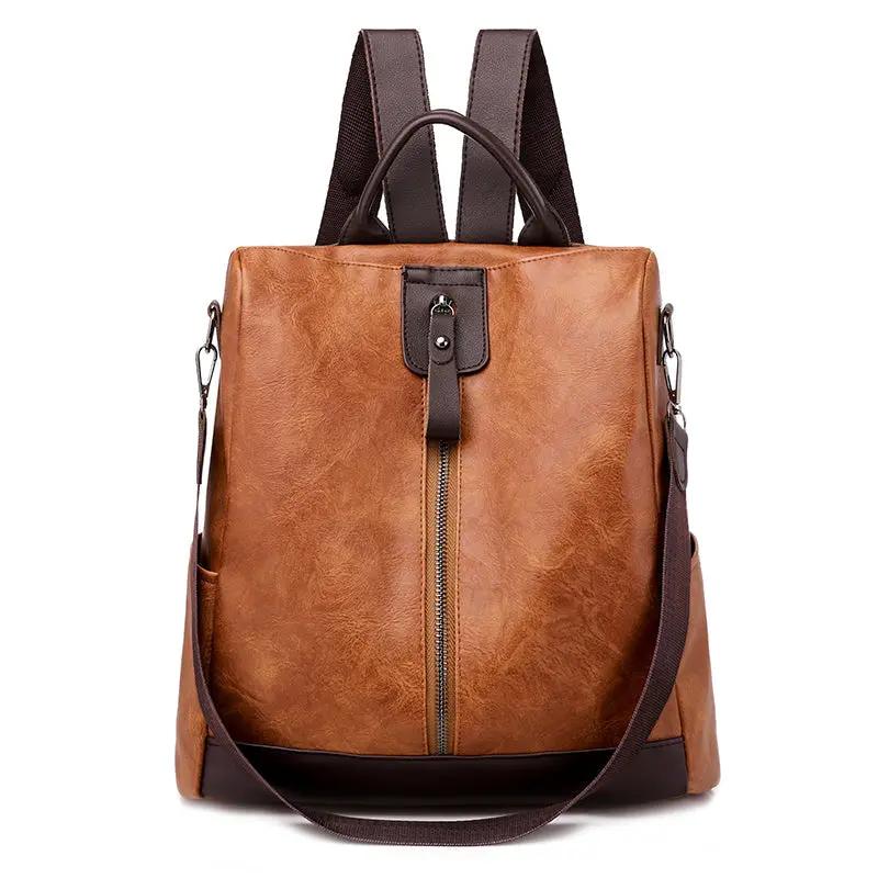 Sac urbain chic Danoir Paris Chloe, grand sac à main en cuir avec poignées élégantes et détails sophistiqués.