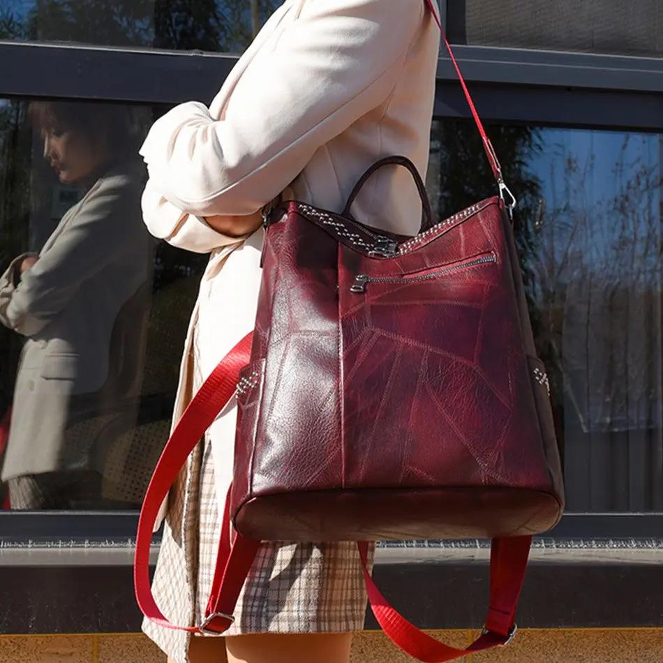 Sac à dos rétro-chic Pauline de Danoir Paris, en noir, avec design élégant et détails tendance, pour un style vintage moderne.