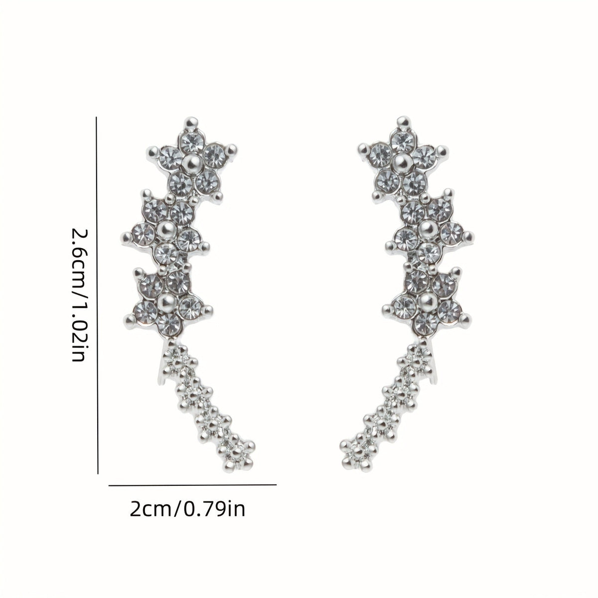 Boucles d'oreilles Danoir Paris en forme de fleurs intemporelles, élégantes et délicates, en or rose.