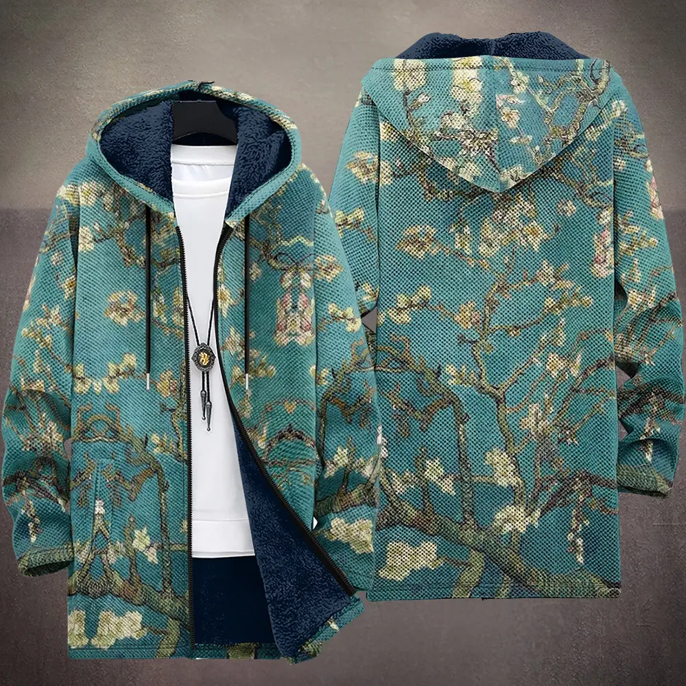Veste de luxe inspirée par l'art Celine, conçue par Danoir Paris, avec détails artistiques et finition élégante visible sur l'image.