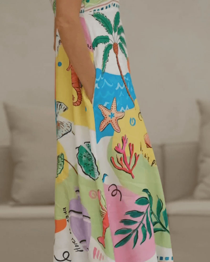 Robe estivale élégante Danoir Paris Evelyne avec tissu léger, design fluide et détails raffinés, portée en été.
