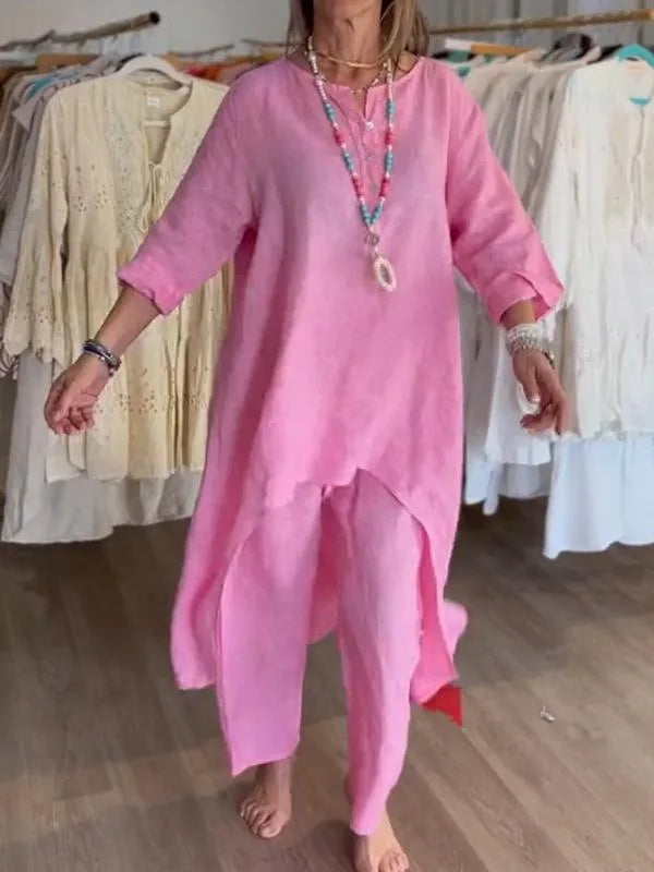 Ensemble chic confortable Marie de Danoir Paris, vêtements de style décontracté et élégant pour femmes.