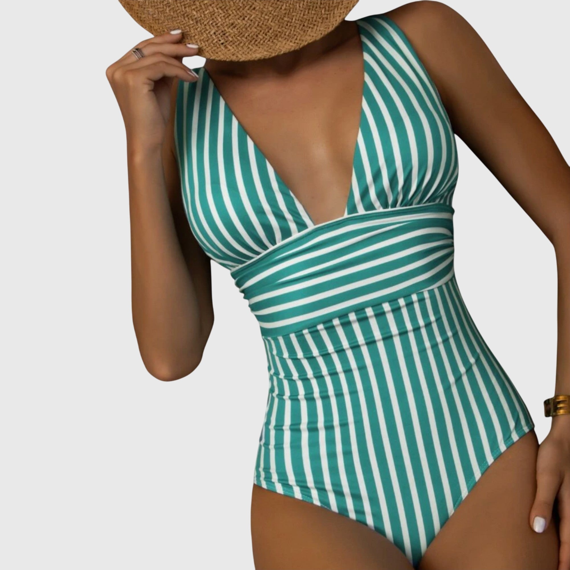 Maillot de bain Aurora de Danoir Paris avec motifs colorés, ajusté et confortable pour la plage ou la piscine.