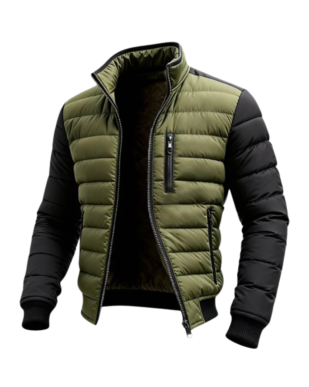 Veste décontractée Danoir Paris™ en tissu léger, coupe moderne et style élégant, vue de face sur fond neutre.