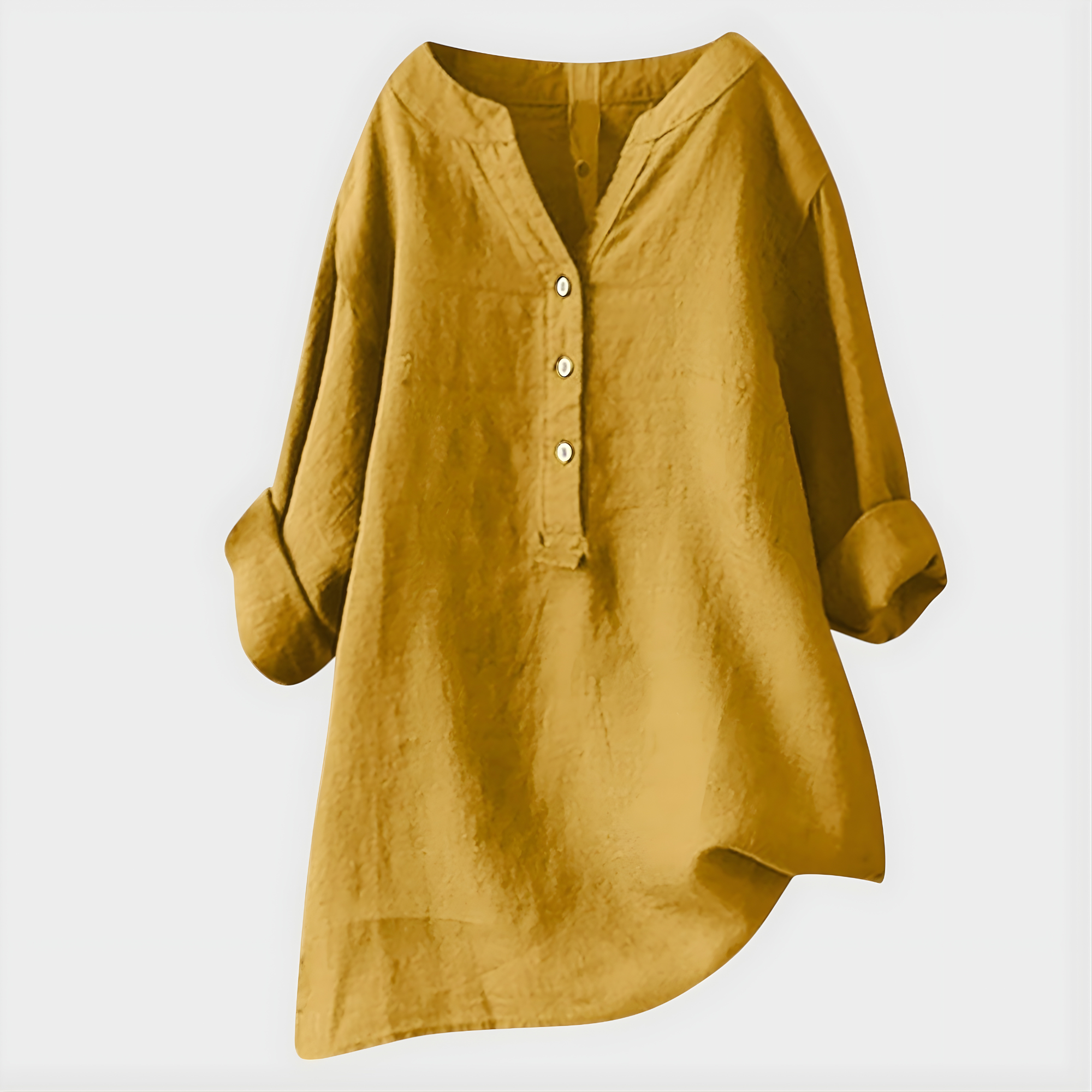 Blouse élégante Danoir Paris Diane avec col en V en tissu rose pastèque, style sophistiqué et féminin.
