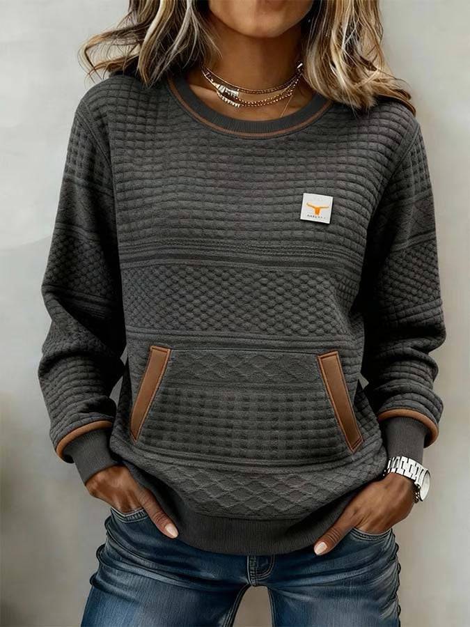 Clara I Pull Rétro Femme - Idéal pour Loisirs et Activités en Plein Air