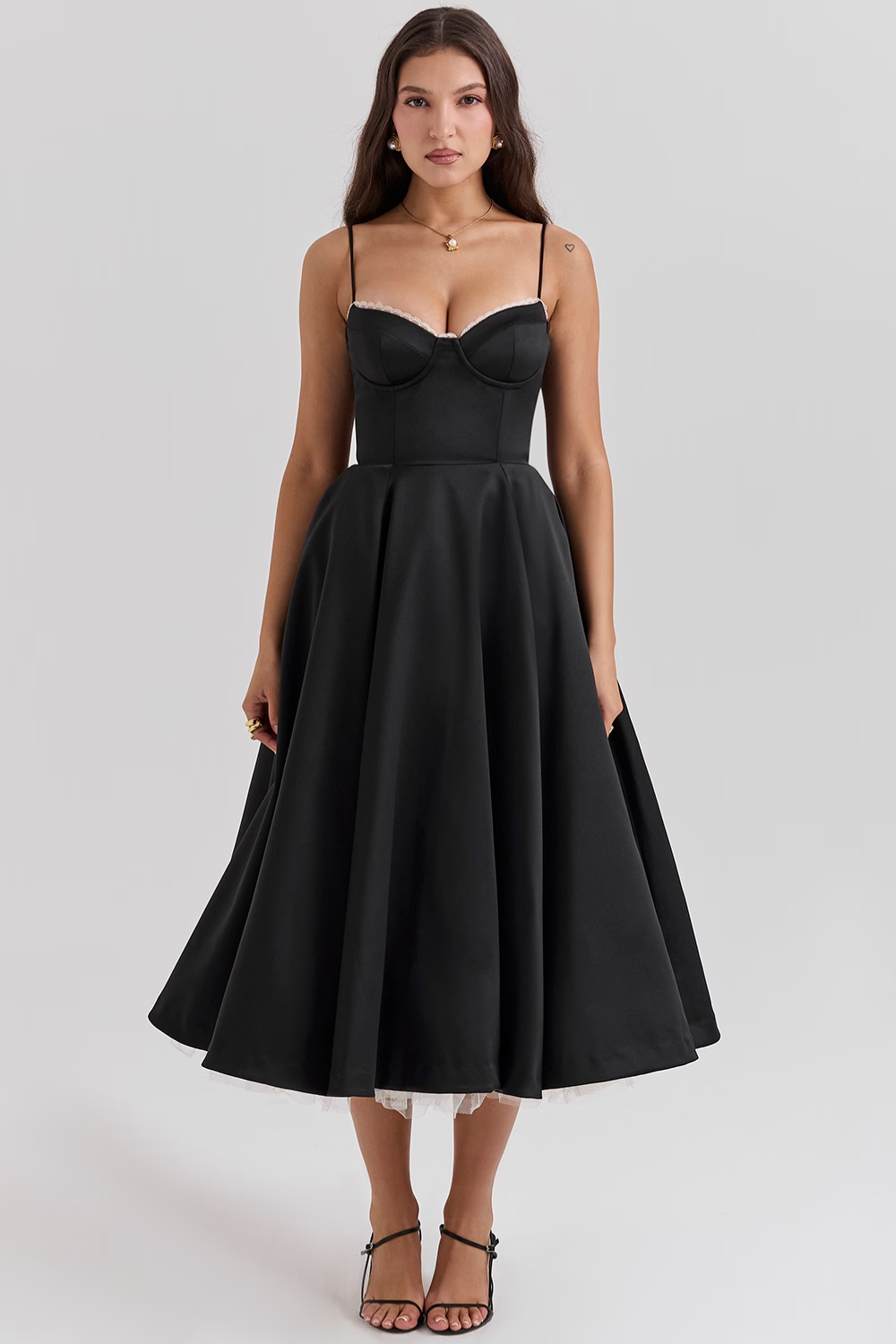 Louane - Robe Midi Élégante