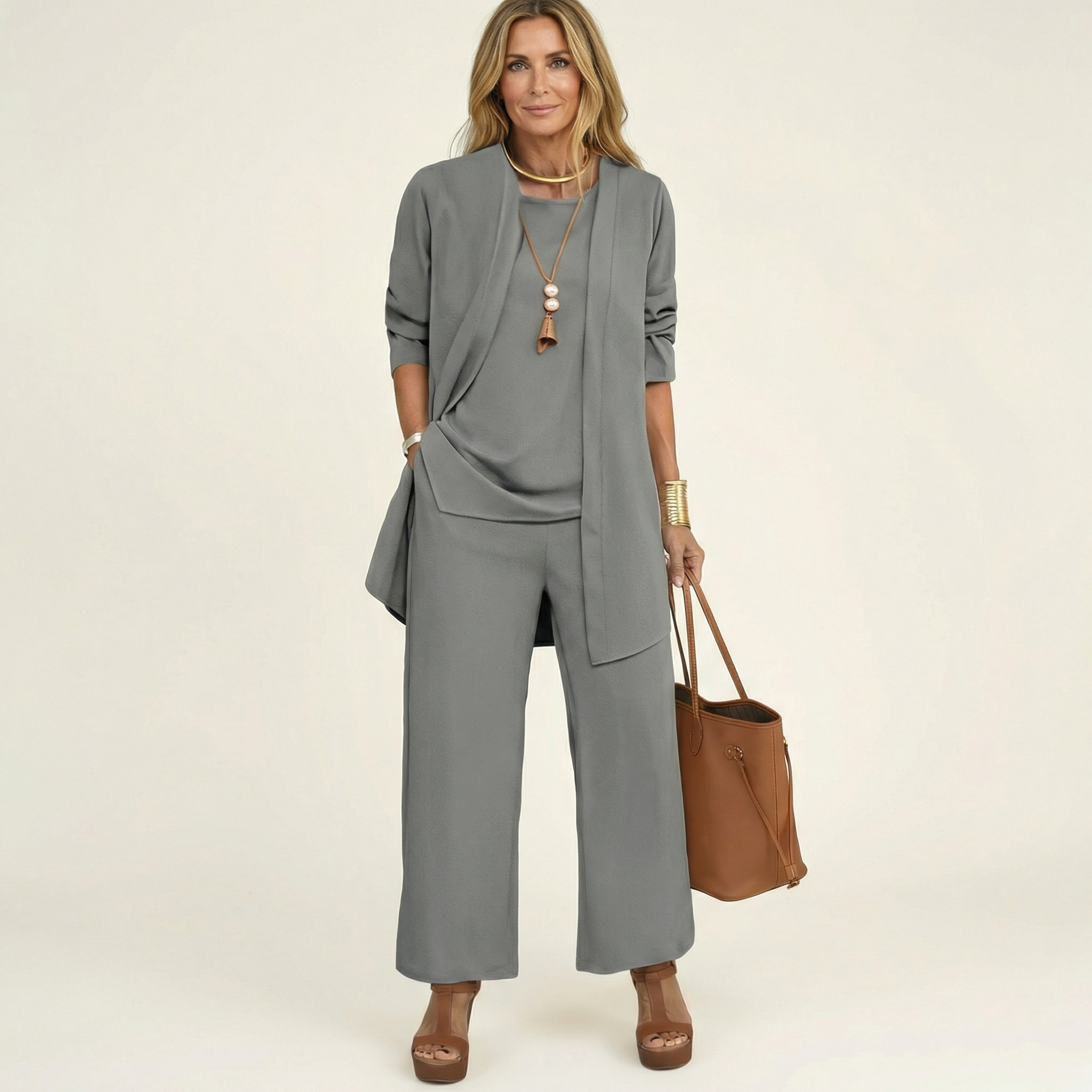 Vivienne | Ensemble Minimaliste 3 Pièces