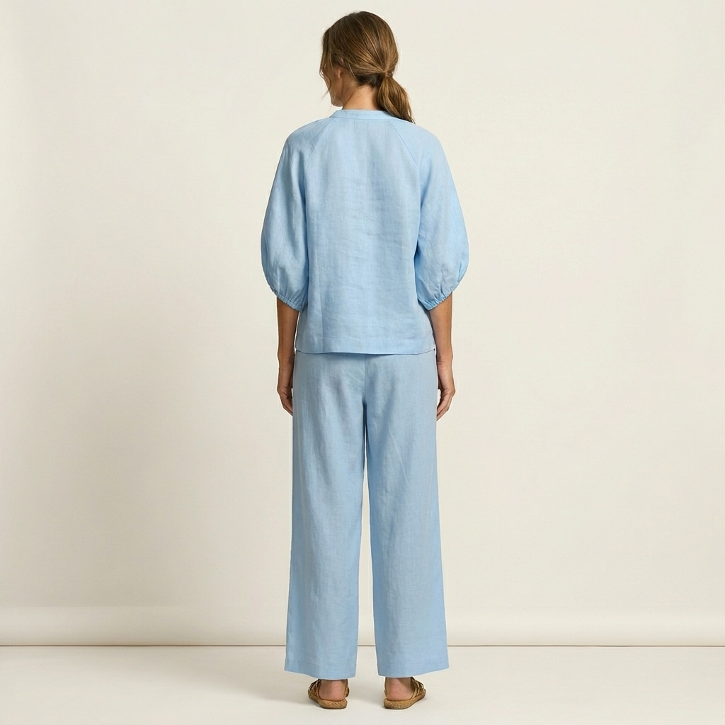 Marlowe | Ensemble à Manches Bouffantes avec Zip