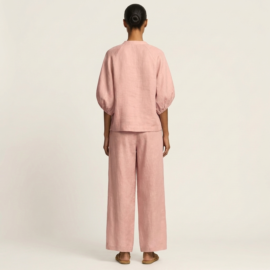 Marlowe | Ensemble à Manches Bouffantes avec Zip