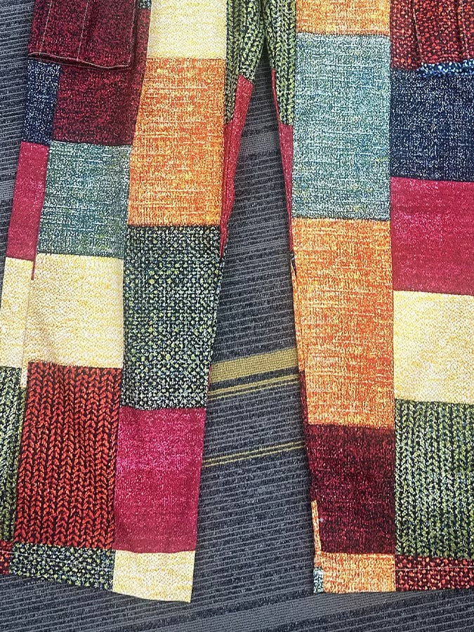 Danoir Paris™ | Pantalon cargo homme patchwork