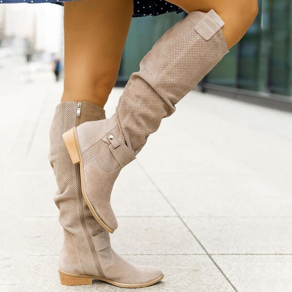 Bottes orthopédiques hautes Danoir Paris Apolline avec zip, conçues pour un confort optimal et un soutien du pied.