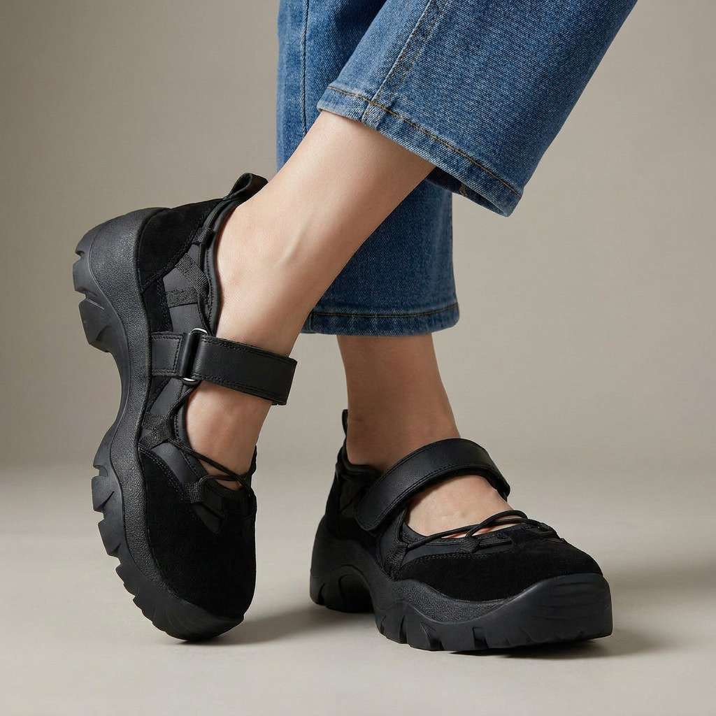 Mocassins Velina ComfortWalk de Danoir Paris en cuir noir avec semelle confortable et design élégant.