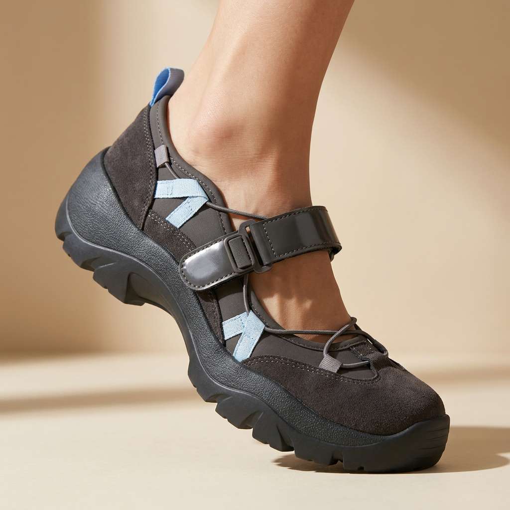 Mocassins Velina ComfortWalk Danoir Paris en cuir élégant, gros plan sur la texture et le design sophistiqué.