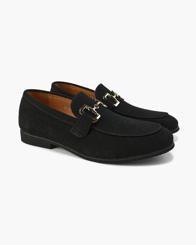 Mocassins en daim de luxe Old Money, chaussure élégante pour homme, avec finition raffinée et semelle en caoutchouc.