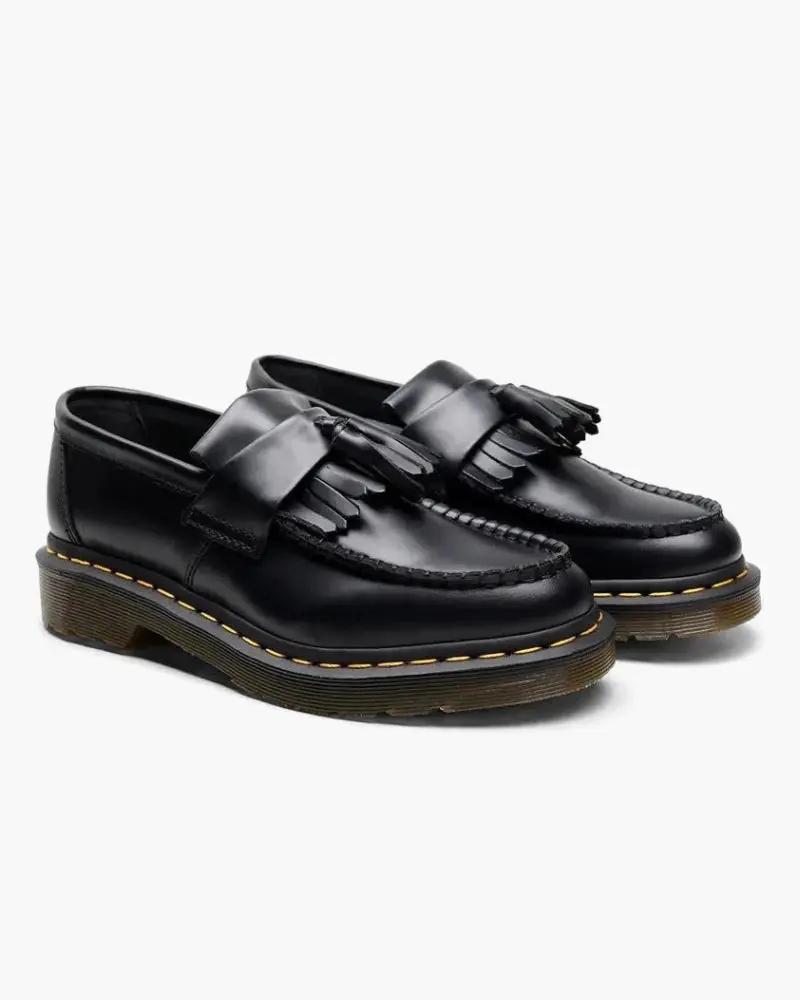 Mocassins en cuir Old Money avec détail de nœud, style classique et élégant pour homme.