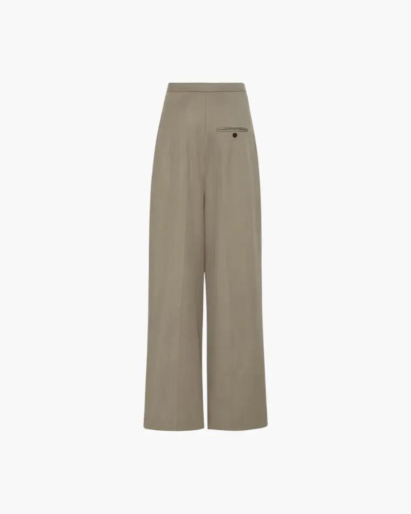 Pantalon oversize en laine pour femmes Old Money Women, coupe décontractée et élégante, en tissu chaud et confortable.