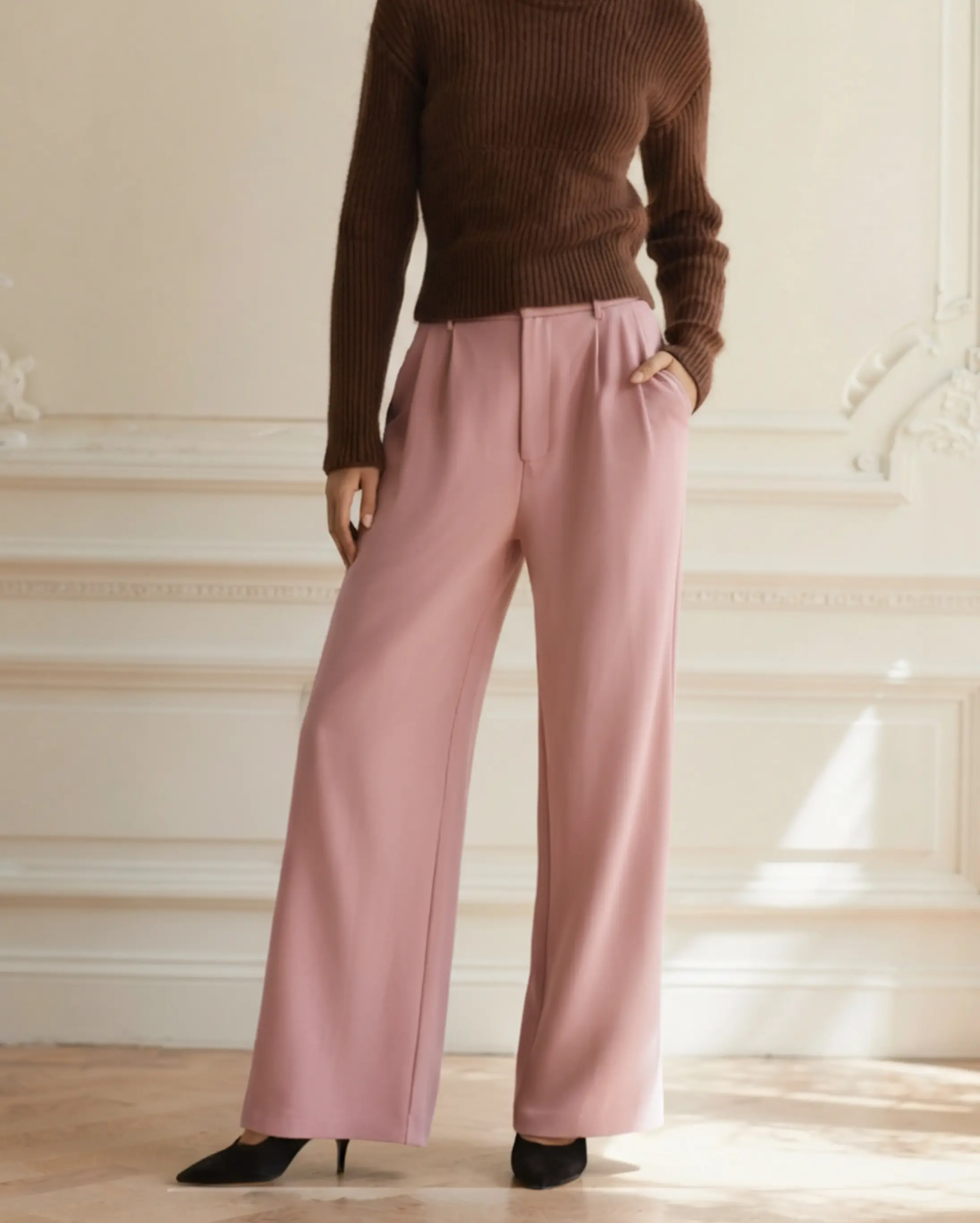 Serena Wide-Leg Trousers Old Money Women