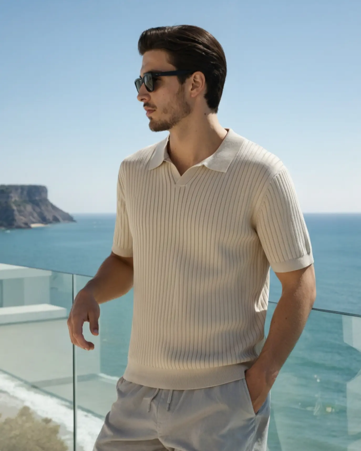 Premium Ribbed Polo Old Money