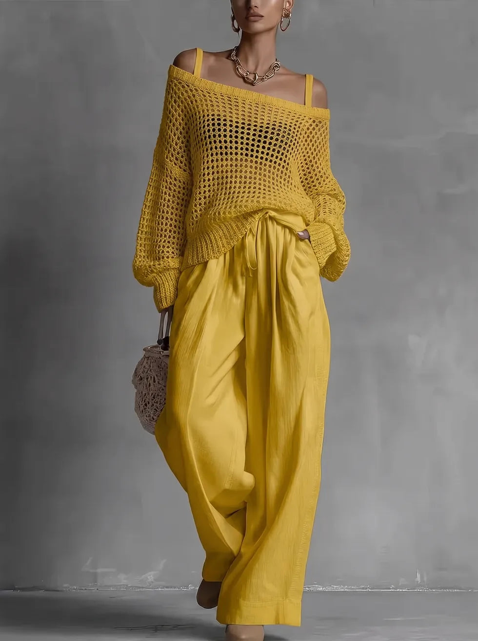 Ensemble élégant en deux pièces Claribel™ de Danoir Paris, couleur sophistiquée, visible avec détails de finition raffinés.